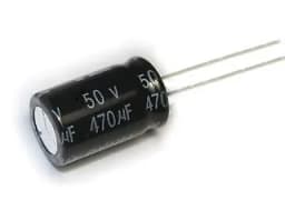 470uF 50V Electrolytic Capacitor