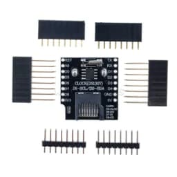 D1 Mini Data Logger Shield with DS1307 RTC and micro-SD slot 