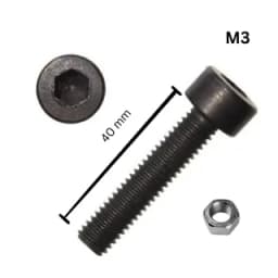 40mm M3 Bolt + Nut