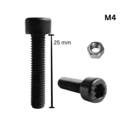 25mm M4 Bolt + Nut