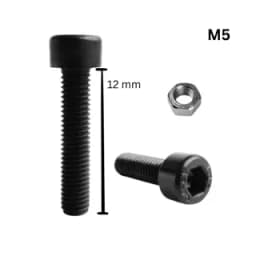 12mm M5 Bolt + Nut