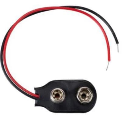9V Battery Connector length：10cm