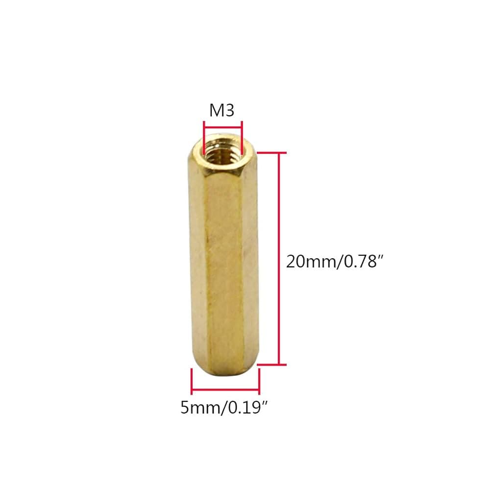 M3 20mm Female to Female