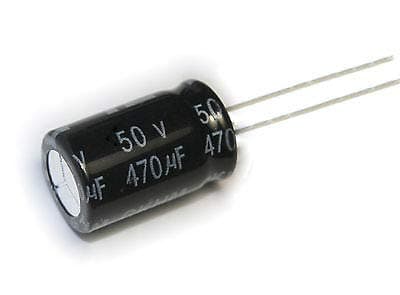 470uF 50V Electrolytic Capacitor
