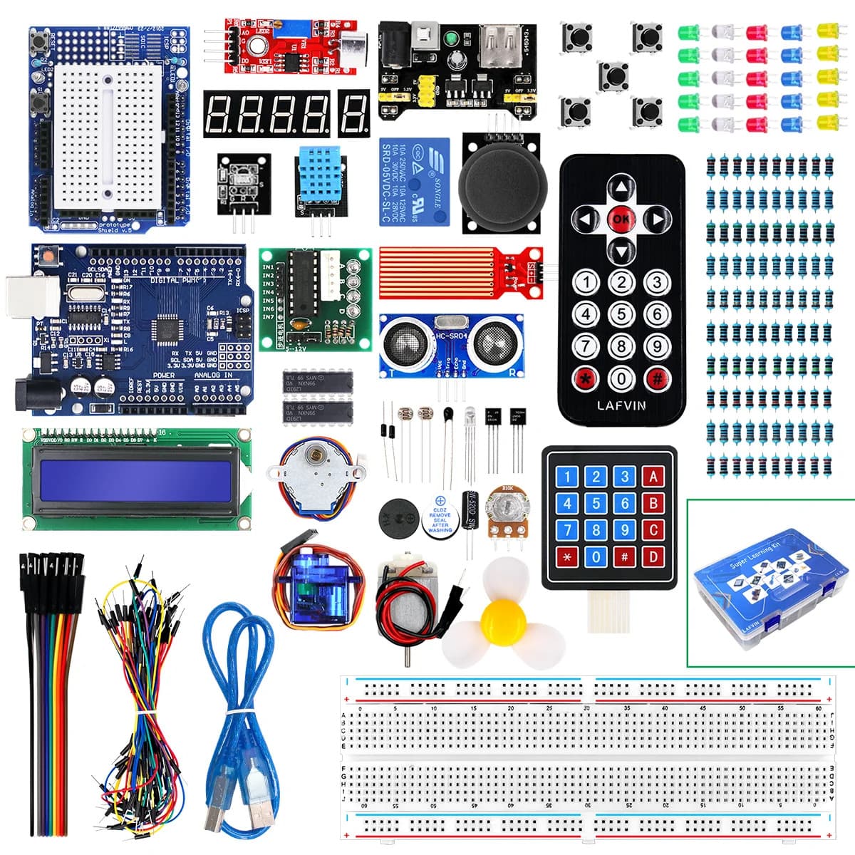Arduino Super Starter Kit Box ( with Arduino Uno SMD Board)