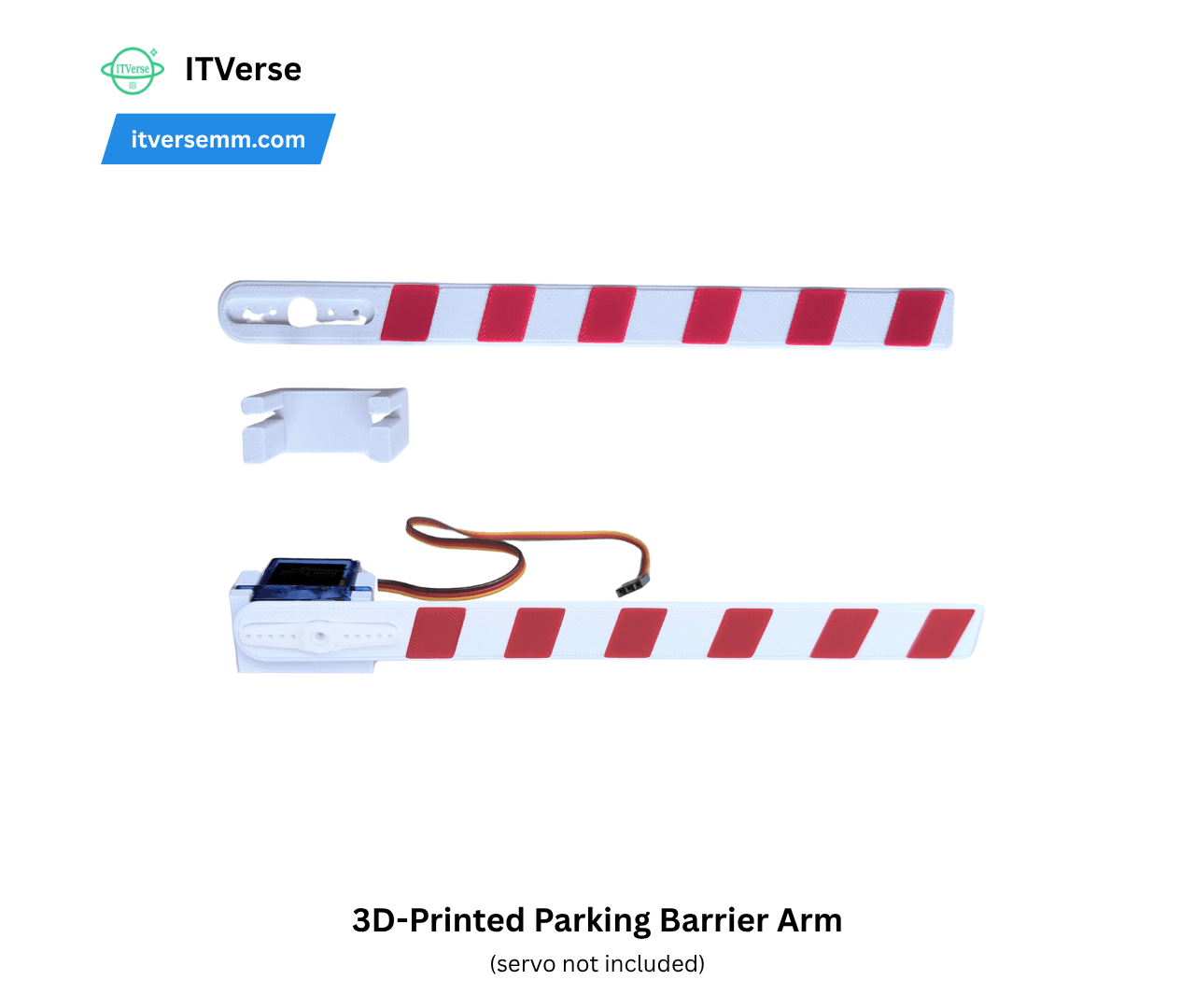 3D Printed Barrier Arm kit (without servo motor)